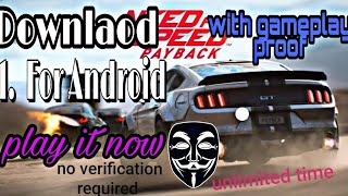 Need for speed payback for android with gameplay proof