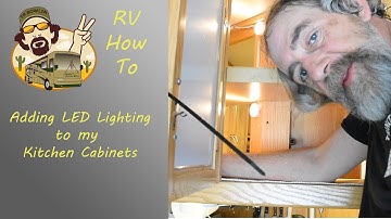 RV How To - Installing LED Lights in the Kitchen Cabinets