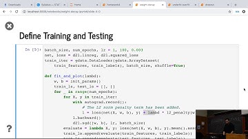 L7/3 Squared L2 Regularization in Jupyter
