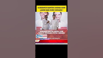 TERNYATA GUBERNUR ANDRA SONI BUKAN ASLI BANTEN ! #kdm #kangdedimulyadi