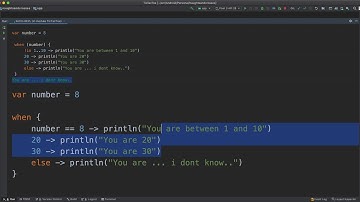 Kotlin - When Expression