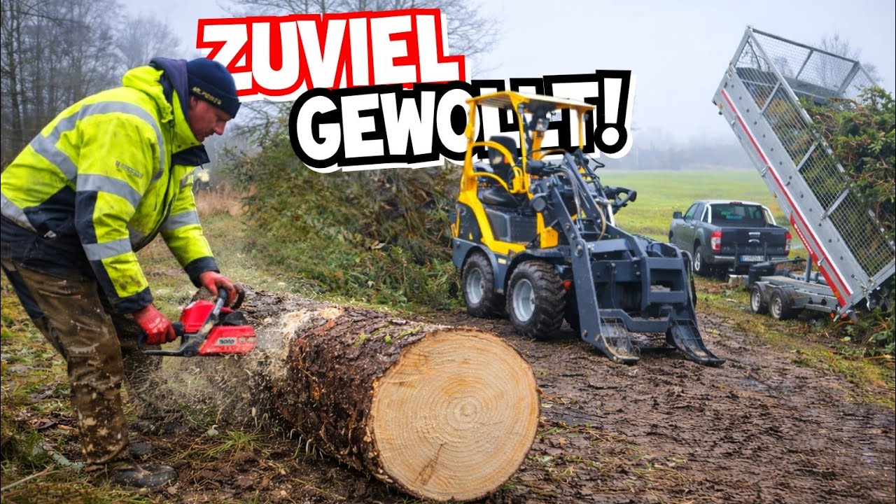 DAS WAR ZUVIEL! | Der Gummiwagen kommt an seine Grenzen! | Stämme und Sträucher fahren | Mr. Moto