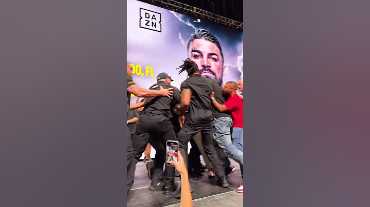 The Jake Paul-Mike Perry faceoff was intense 👀 (via jakepaul/X)