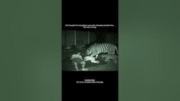 CHILLING Night Vision: Tiger Family STALKS Sleeping Dad & Child!