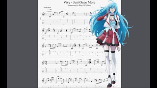 Vivy - Just Once More (Fingerstyle Guitar Tab) screenshot 4