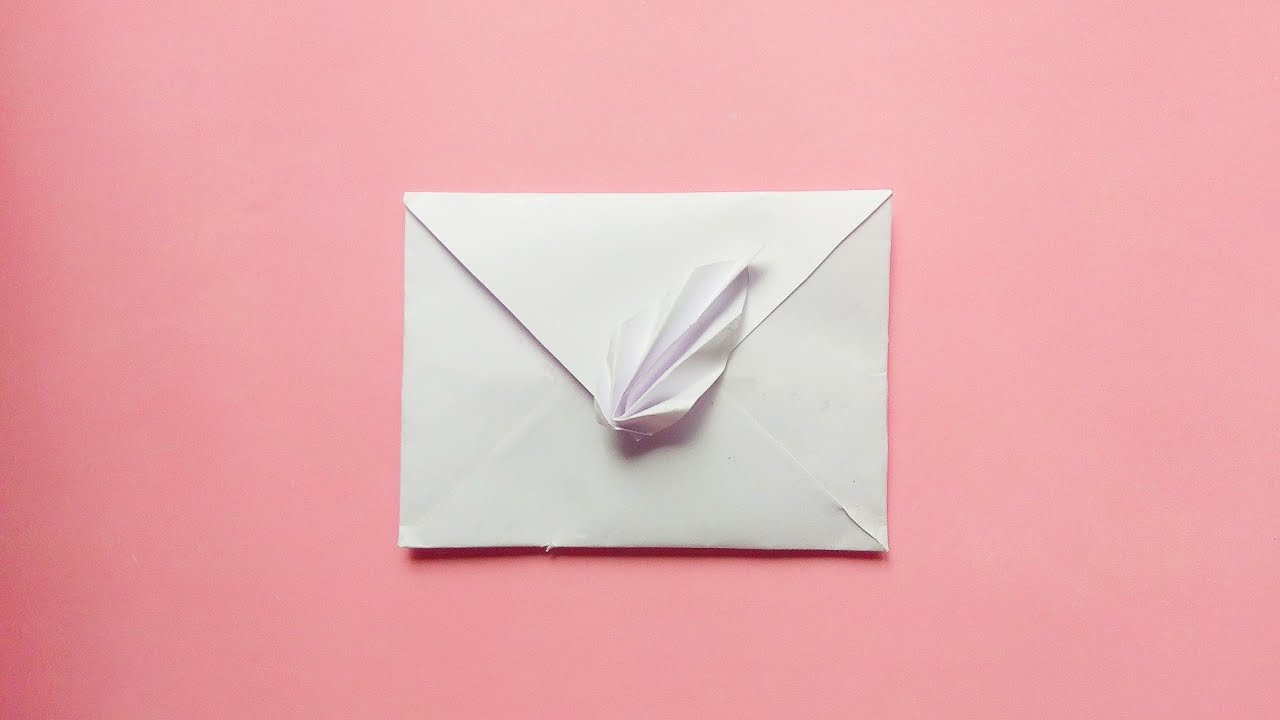 How to make leaf envelope at home DIY leaf envelope Home made envelope YouTube