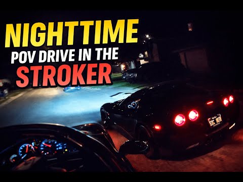 POV: Night Drive in the Stroker, Miami Vice style! 🌃🔥