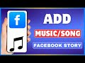 How To Add Music To Facebook Story | Put Music On Facebook Story Mp3 Song