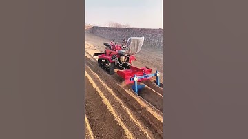 #Orchard greenhouse management rotary tiller #Multi-function micro-tillage machine #