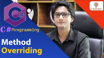 How to Use C# Method Overriding । সি# মেথড ওভাররাইডিং। C# Programming Language Bangla Tutorial । 16