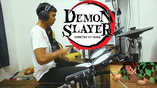 Kimetsu no Yaiba Season 1 (Demon Slayer) Opening [LISA - Gurenge] Drum Cover