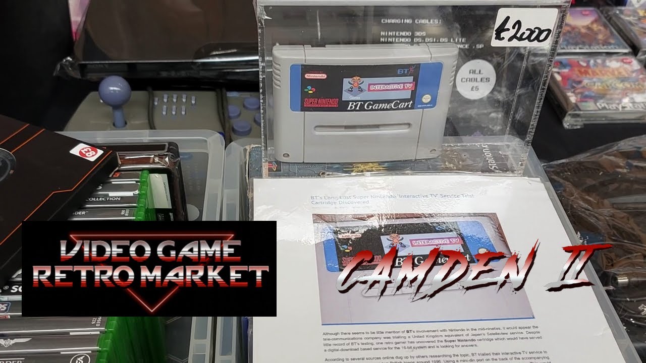 Video Game Retro Market Camden II - 11TH May 2025 (My travel Journey Did Not Go To Plan)