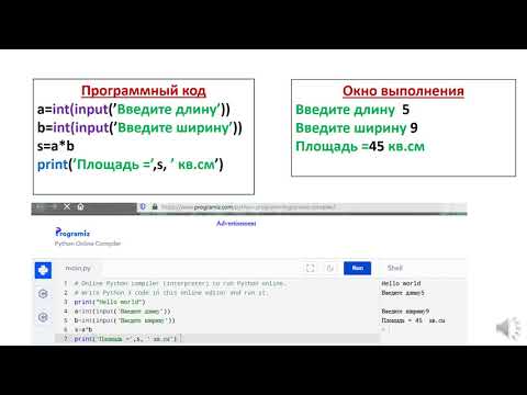 Программирование линейных алгоритмов 8 класс