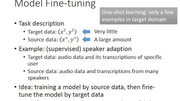 ML Lecture 19: Transfer Learning