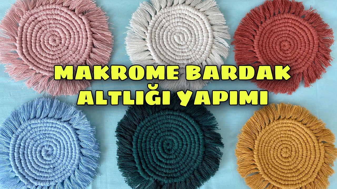 Makrome Bardak Altlığı Yapımı
