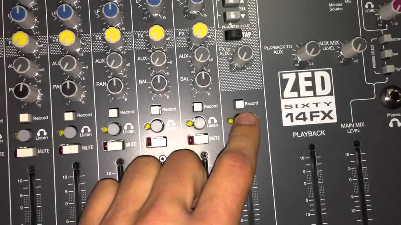 Allen & Heath ZED60-14FX review in Russian - YouTube
