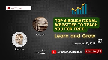 Free Educational websites || Khan Academy || edX