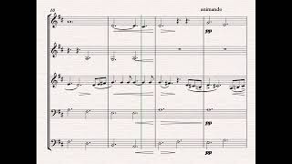 French Horn Solo from Mvt II of Symphony No. 5 by Tchaikovsky. (Brass Quintet Sheet Music Score)