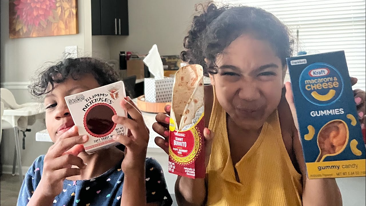 Trying Out Weird Gummy Candy From 5 Below Take Out Noodles Burrito trying-out-weird-gummy-candy-from-5-below-take-out-noodles-burrito