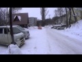 SlowMo Snowing outside Hakuba House