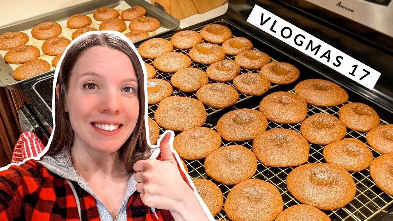 VLOGMAS 17 - JE FAIS LA RECETTE DE GALETTES À LA MÉLASSE DE MA MÈRE