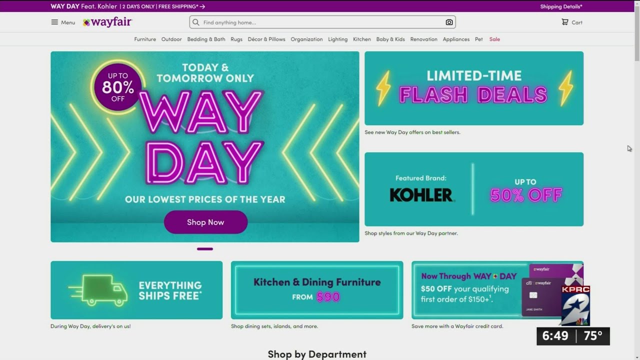 Shop WayDay for great deals on all things for your home YouTube