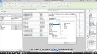 Automatically numbering the schedule in Revit