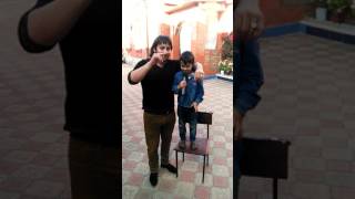 Лёша Ёхым поёт со своим сыном
