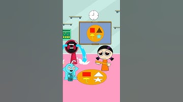 New Colour Match Puzzle Challenge with Sprunki & Squid game /Mix color p4 (new update) #sprunki