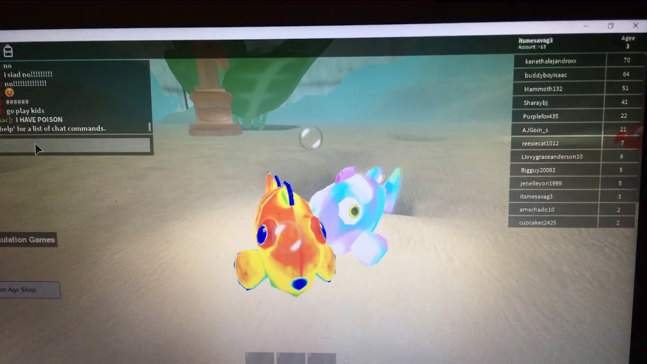 Aquarium Simulator Code For Rainbow Fish 1 1knuddelz