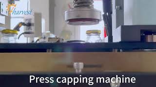 Automatic Press Cap Machine for Glass Bottle , Lug Cap Press Cap Capping Machine, Capper Machine