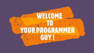 INTRODUCTION TO MY CHANNEL II YOUR PROGRAMMER GUY II LEARNING PYTHON AND MY SQL II