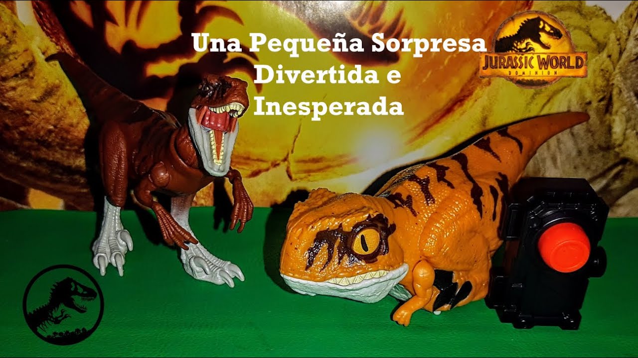 Atrociraptor Tiger Click Tracker Jurassic World Dominion - Una Inesperada Sorpresa -