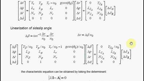 13. Lateral-Directional Dynamic Stability Part 2: Flight Dynamics and Control Lecture