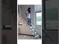 Foldable ladder for a home