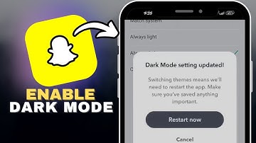 How To Enable Dark Mode On Snapchat in SECONDS!