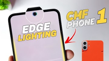 How To Enable Edge Lighting\Notification Light in CMF 1🔥 | Edge Lighting in Nothing Devices