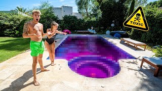 No Me Esperaba Hacer Mi Piscina Tóxica Vemos Algo En El Fondo