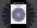 Rose Curve in Math #programming #maths #viral