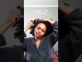 trying a new hairstyle 3c 4a hair part 2 #naturalhair #twolowpuffs