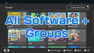 Nintendo Switch - All Software + Groups screenshot 3