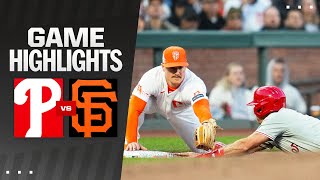 Phillies vs. Giants Game Highlights (5/28/24) | MLB Highlights