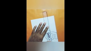 3d floating number 5 drawing #opticalillusion #satisfying #creativeart #trending #viral