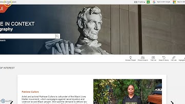 Gale Biography Database