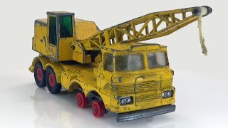 Matchbox King Size No. K12. Restoration of the Scammell model mobile crane.