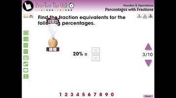 CC7305 Number & Operations: Percentages with Fractions - Practice the Skill 2 Mini