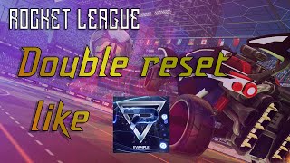 Evample's double reset tutorial (controller) - Rocket league