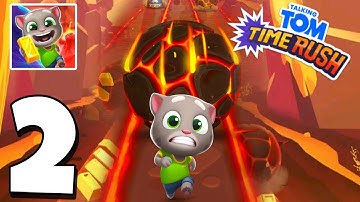 LAVA WORLD UNLOCKED - Talking Tom Time Rush Gameplay Episode 2