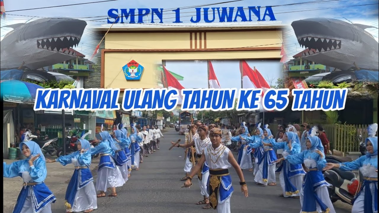 Karnaval SMP Negeri 1 Juwana 2024 Ulang Tahun Ke 65 Tahun
