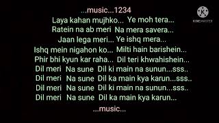 Dil Meri Na Sune | Karaoke |Atif Aslam | Genius 2018 #atifaslam #genius
